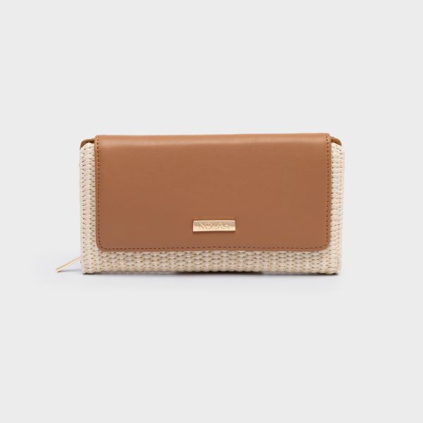 NOLAH πορτοφόλι Avignon Natural Brown