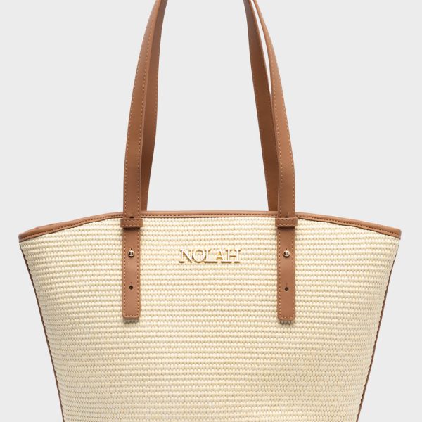 NOLAH τσάντα Montpellier Natural-Brown