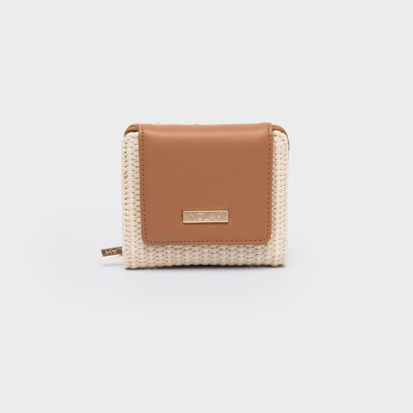 NOLAH πορτοφόλι Toulouse Cream Brown