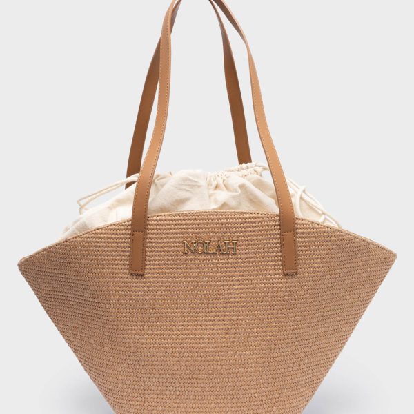 NOLAH τσάντα Camelia Beige Brown