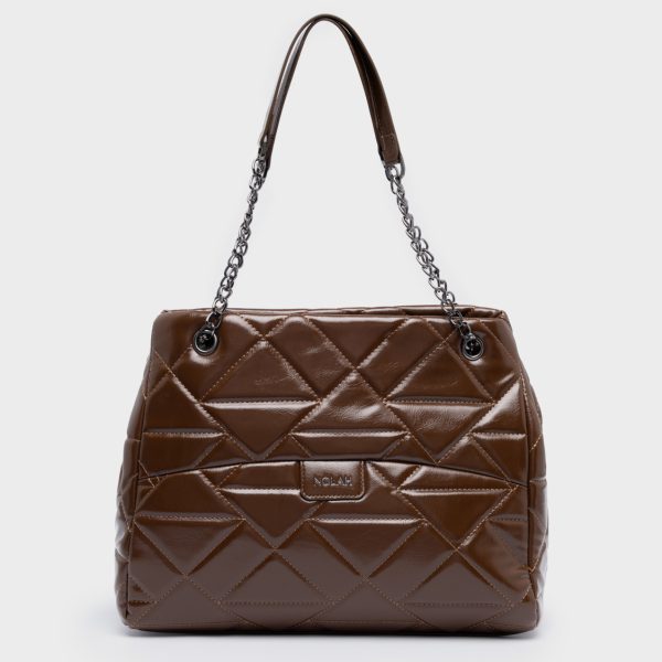 NOLAH τσάντα Azillia Chocolate Brown