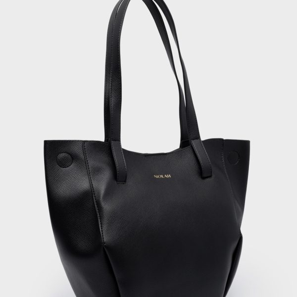 NOLAH τσάντα Bree Black Light Gold