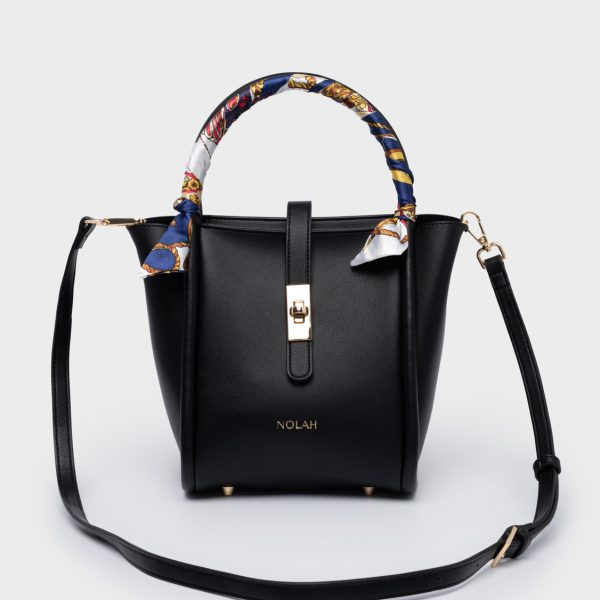 NOLAH τσάντα Bridgerton Black Light Gold