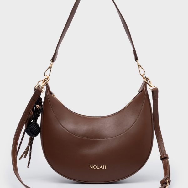 NOLAH τσάντα Fabela Brown Light Gold