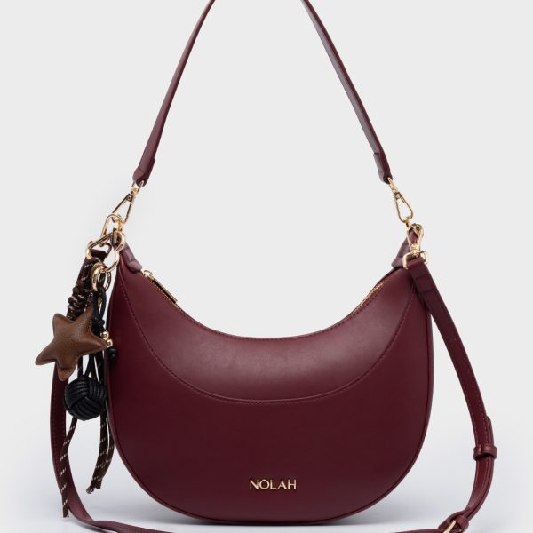 NOLAH τσάντα Fabela Burgundy Light Gold