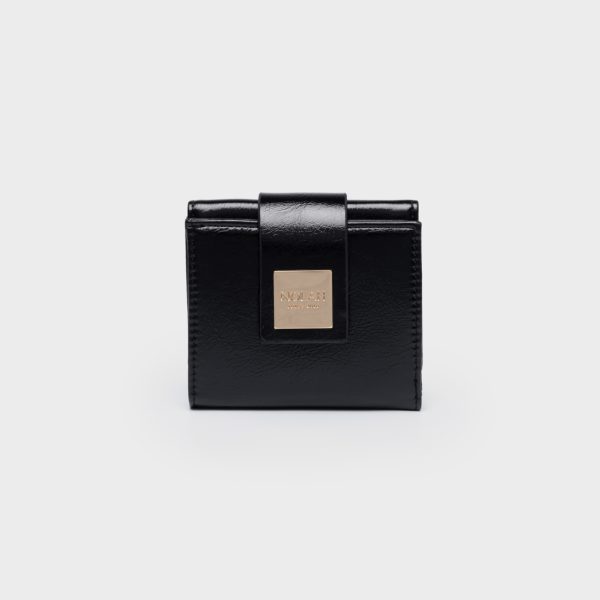 NOLAH πορτοφόλι Lana Black Light Gold