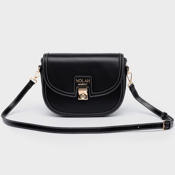 NOLAH τσάντα Madrid Black Light Gold