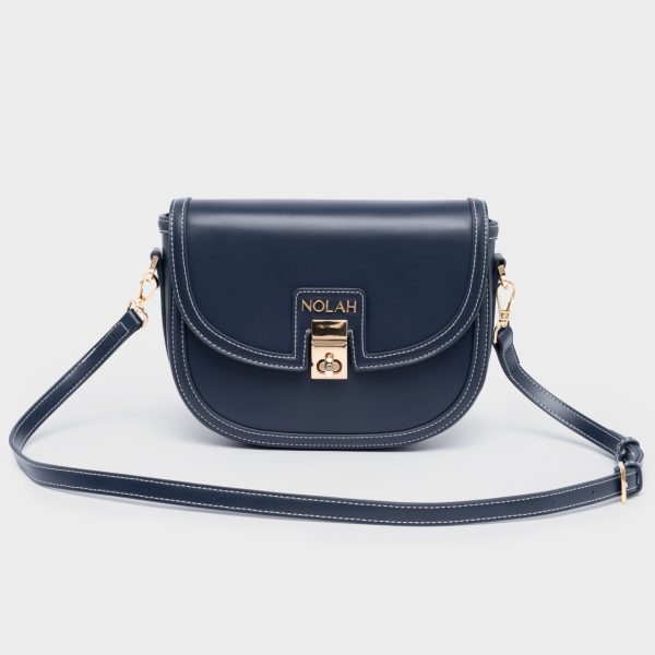 NOLAH τσάντα Madrid Blue Light Gold
