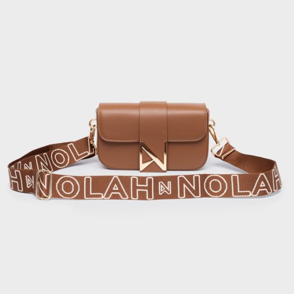 NOLAH τσάντα Niki Brown Light Gold