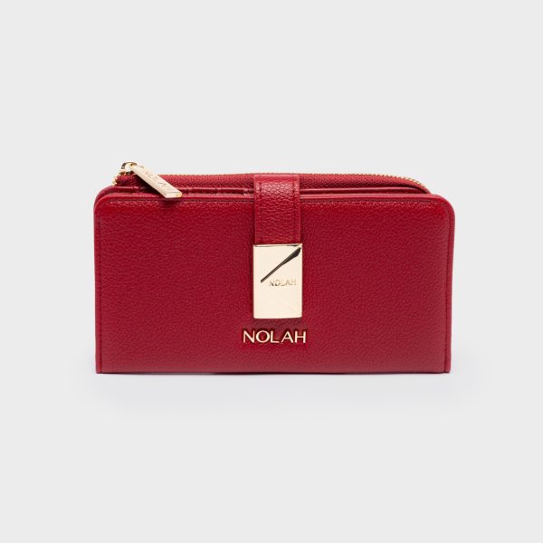 NOLAH πορτοφόλι Savvina Red Light Gold