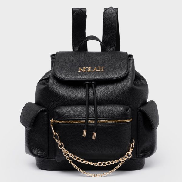NOLAH τσάντα Tasha Black Light Gold