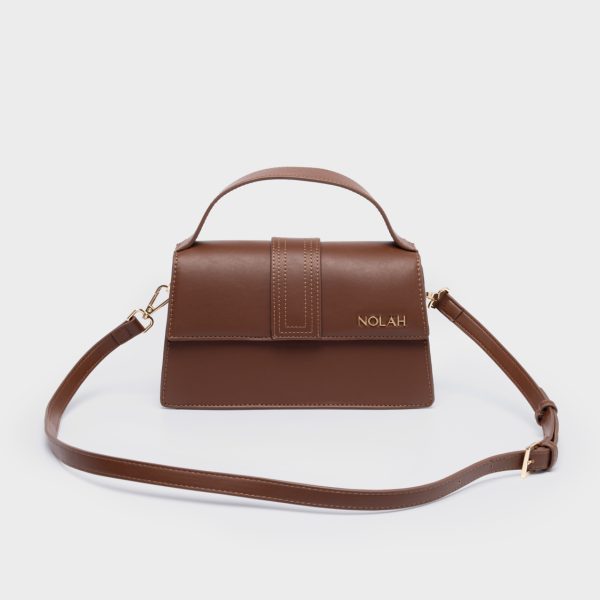 NOLAH τσάντα Blake Chocolate Brown
