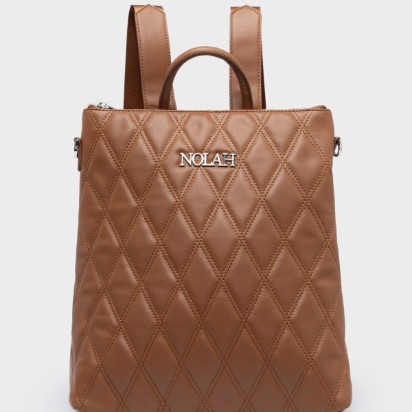 NOLAH τσάντα Rhode Brown Silver