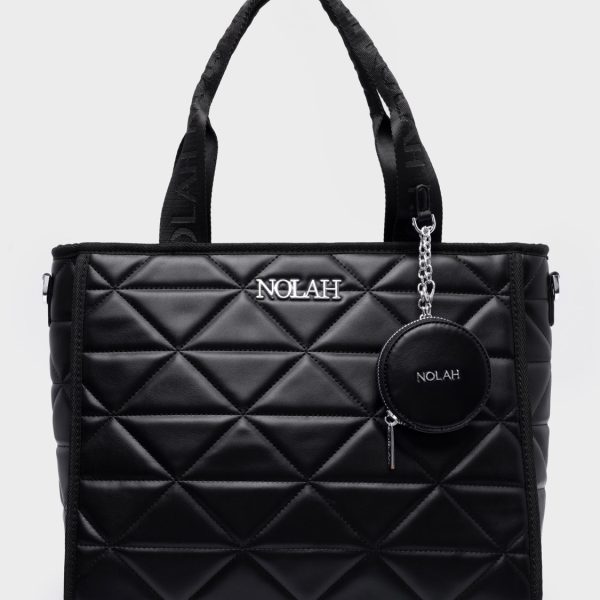 NOLAH τσάντα Ryder Large Black Silver