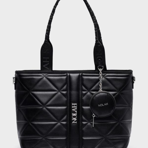 NOLAH τσάντα Ava Black Silver