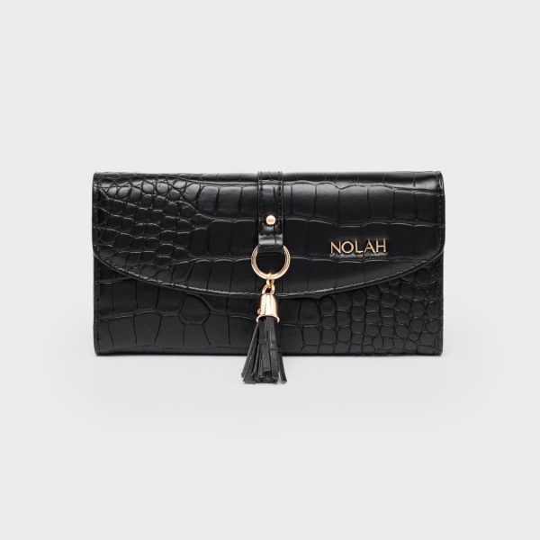 NOLAH πορτοφόλι Crocolove Black