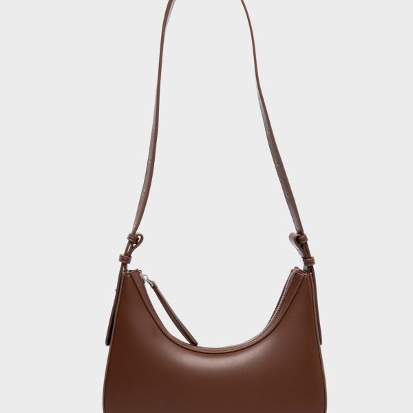 NOLAH τσάντα Elina Brown Silver