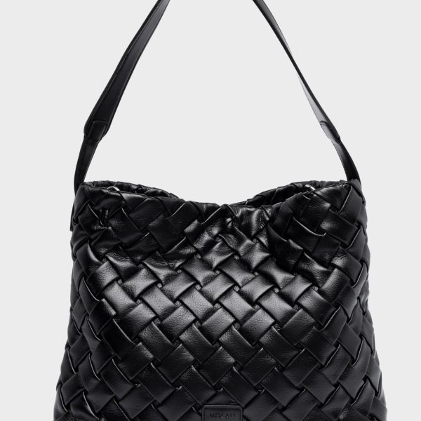 NOLAH τσάντα Gemma Black Silver