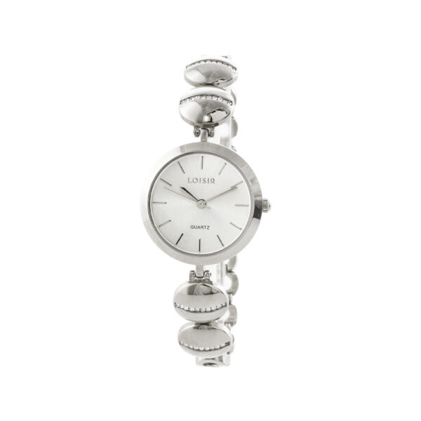 Ρολόι Tint με ασημί μεταλλικό μπρασελέ και ασημί καντράν