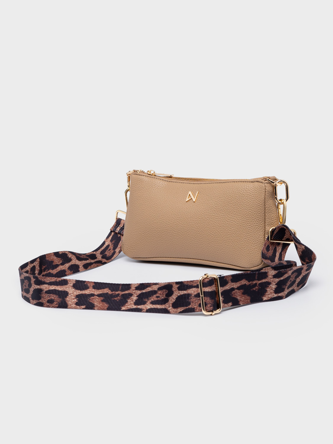 Flavia-Beige-Light-Gold-3 NOLAH τσάντα Flavia Beige - Image 4