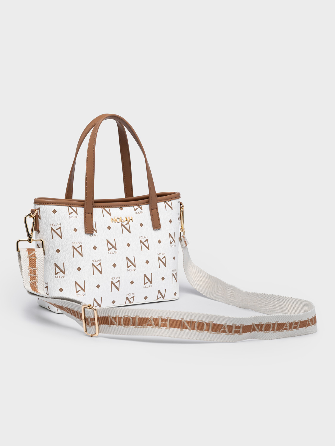 Jenilda-White-Brown-3 NOLAH τσάντα Jenilda White – Brown - Image 3