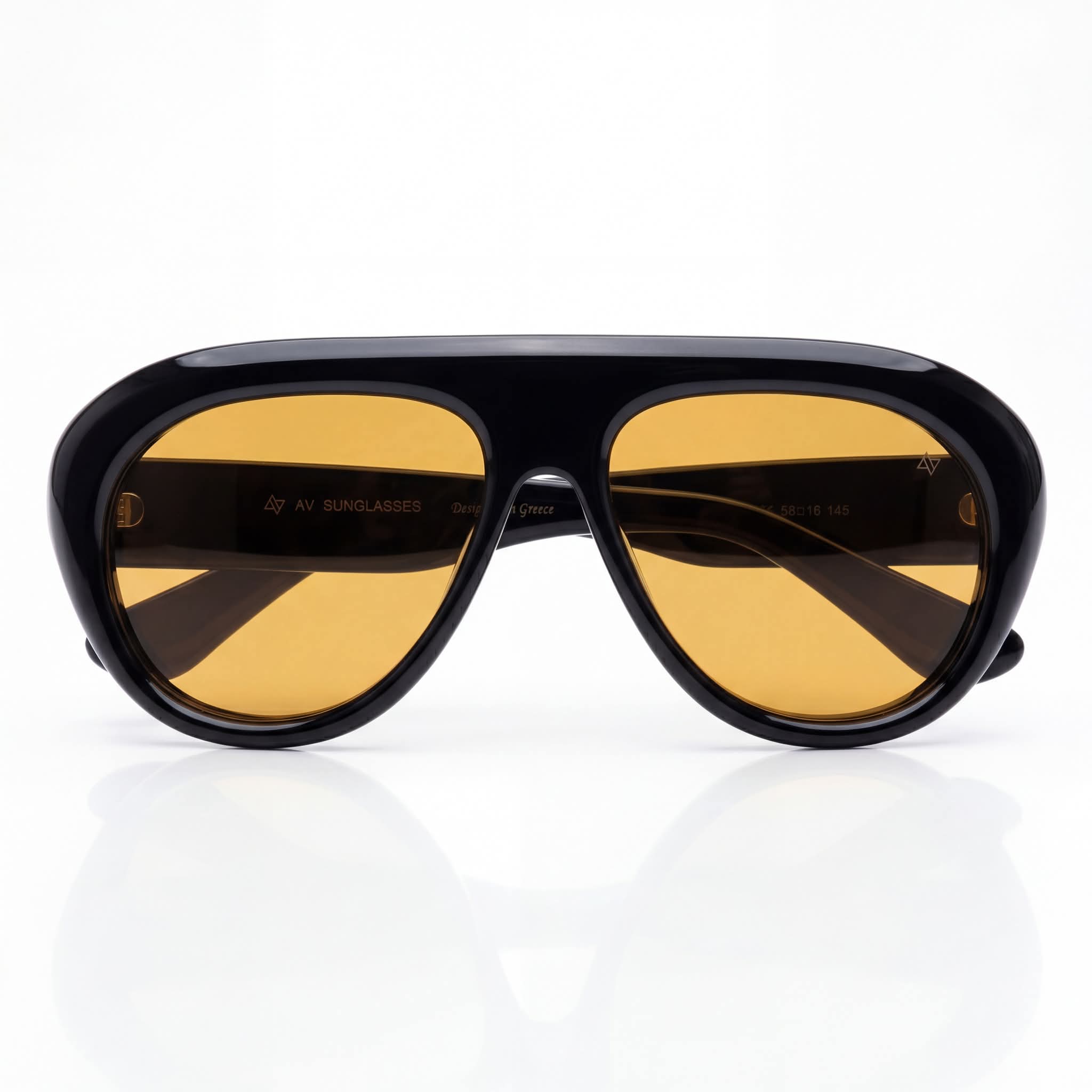 0f99c3f98961f1a531d3b675b1315e2a (1) A/V sunglasses LYRA BLACK ORANGE - Image 1