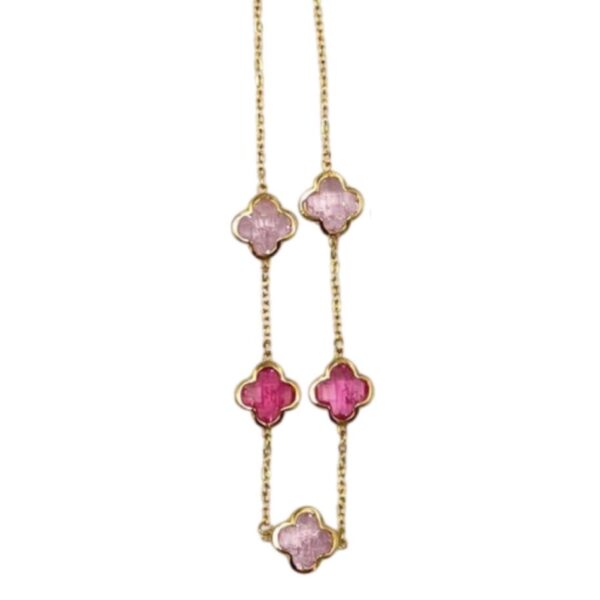 ΚΟΛΙΕ ΕΠΙΧΡΥΣΩΜΕΝΟ ΑΤΣΑΛΙ ΜΕ ΡΟΖ ΠΕΤΡΕΣ