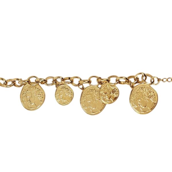 ΒΡΑΧΙΟΛΙ ΕΠΙΧΡΥΣΩΜΕΝΟ ΑΤΣΑΛΙ ΜΕ CHARMS