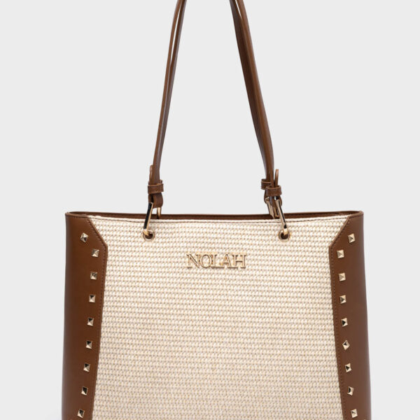 NOLAH τσάντα Ipanema Cream Brown