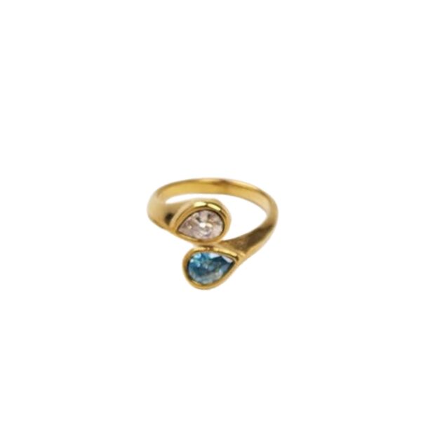 ΔΑΧΤΥΛΙΔΙ ΕΠΙΧΡΥΣΩΜΕΝΟ ΑΤΣΑΛΙ ΓΑΛΑΖΙΑ ΠΕΤΡΑ