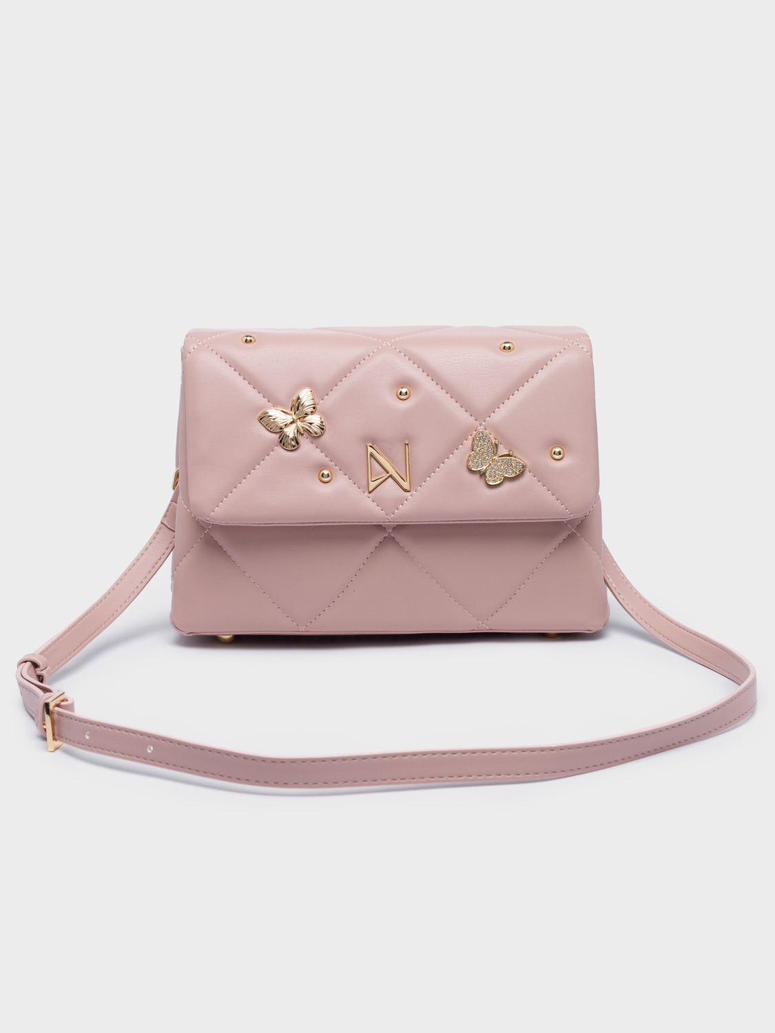 Mariposa-Pastel-Pink-1 NOLAH τσάντα Mariposa Pastel Pink - Image 1