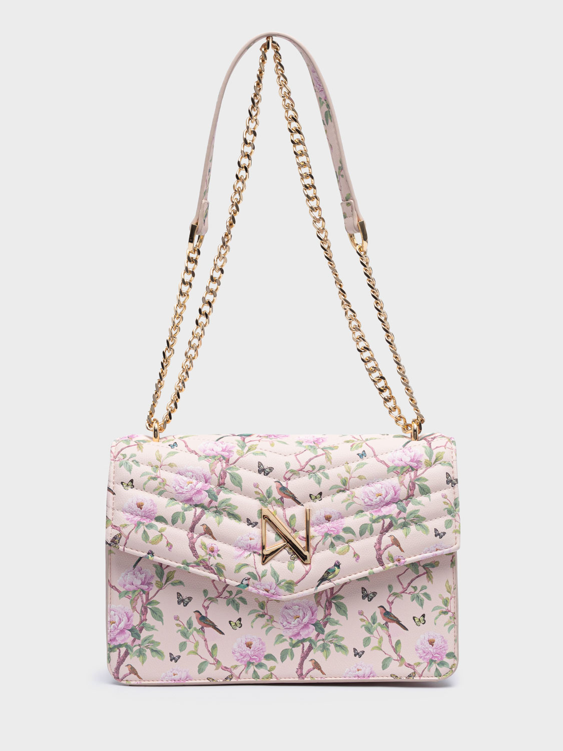 Mia-Pink-Floral-1 NOLAH τσάντα Mia Pink Floral - Image 1