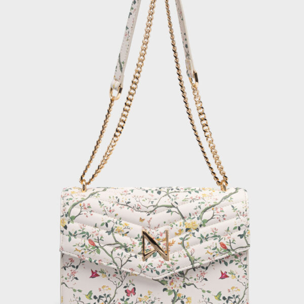 NOLAH τσάντα Mia White Floral